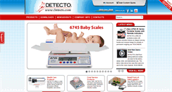 Desktop Screenshot of detecto.com